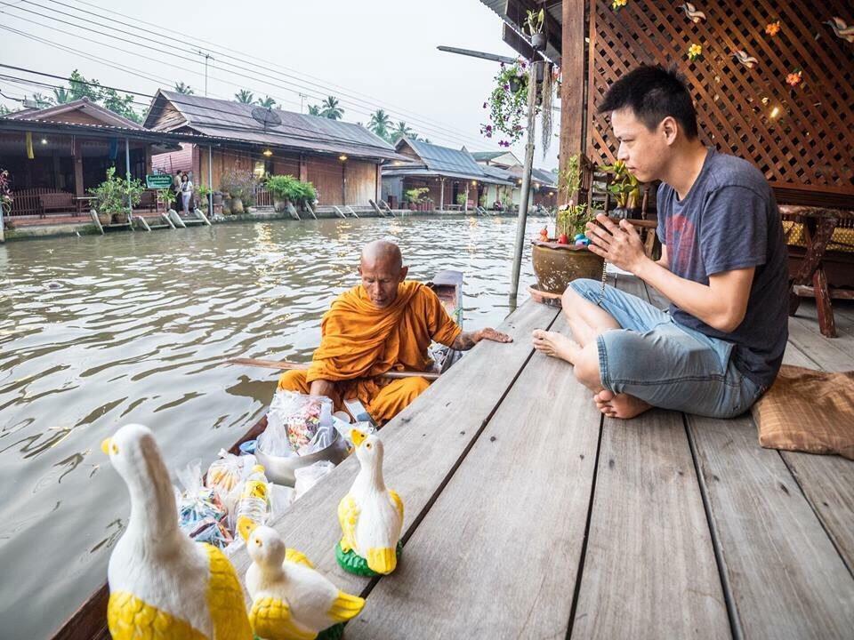 Baanklong Amphawa Homestay Esterno foto